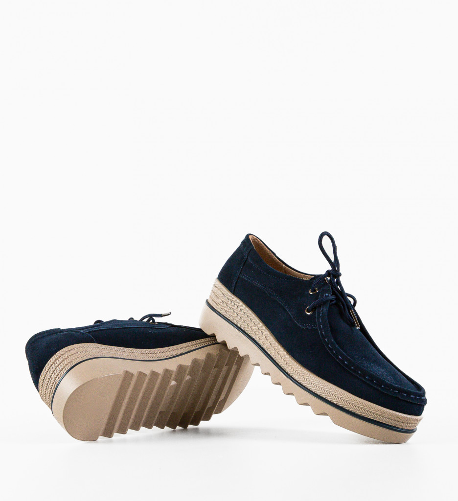 Pantofi Casual Sagrio Bleumarin | Confort și Stil - imagine 6