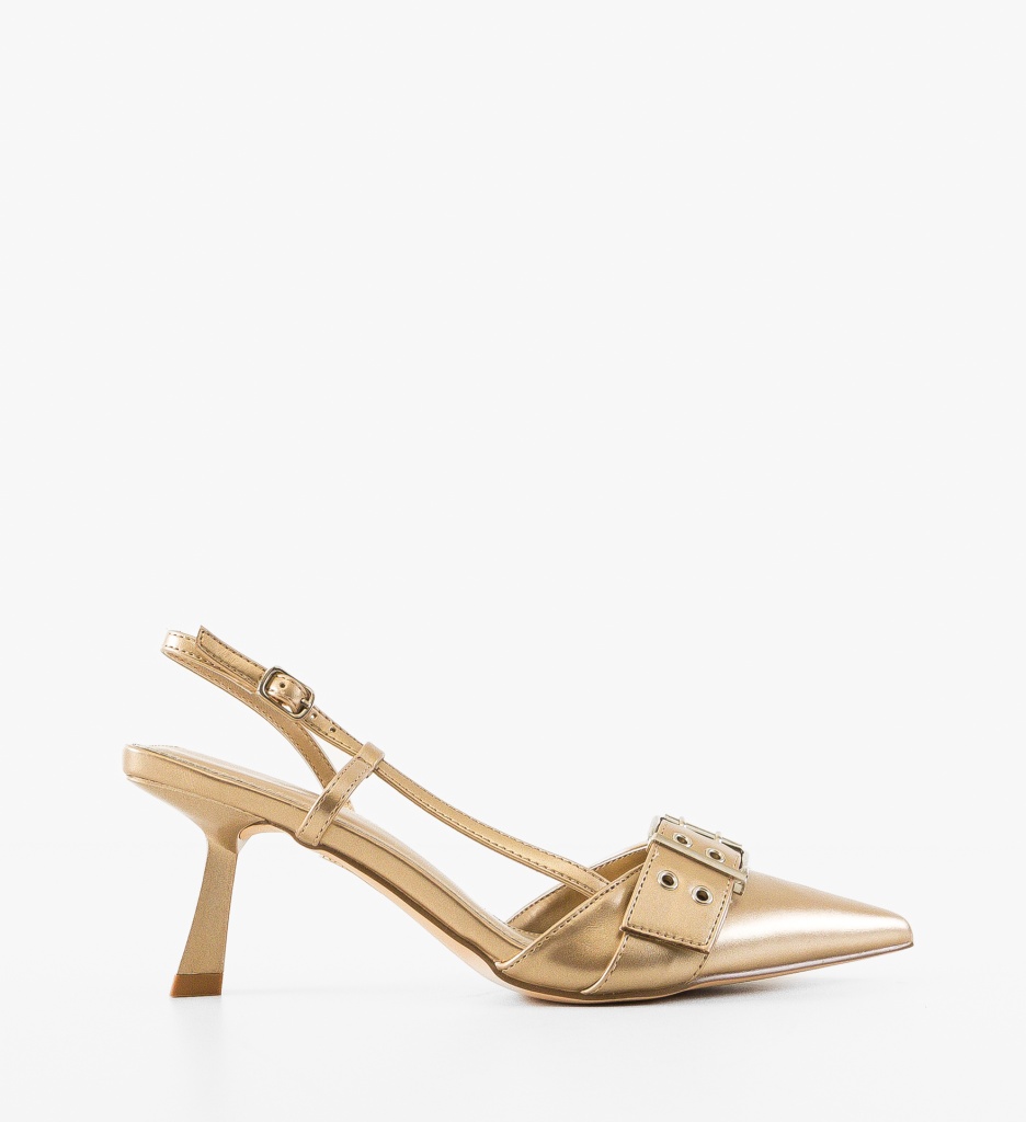 Pantofi Dama Chuks Aurii | Eleganta Asigurata - imagine 6