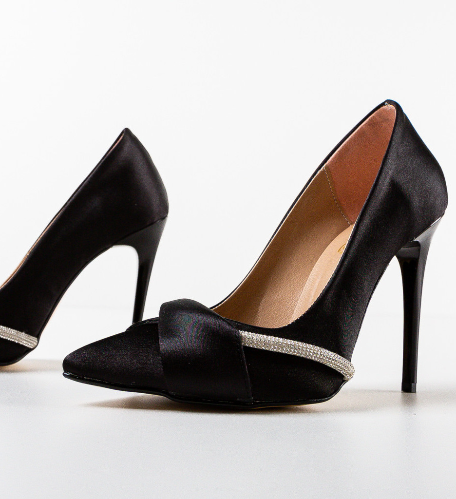 Pantofi Dama Opect Negri cu Toc - Eleganță și Stil - imagine 7