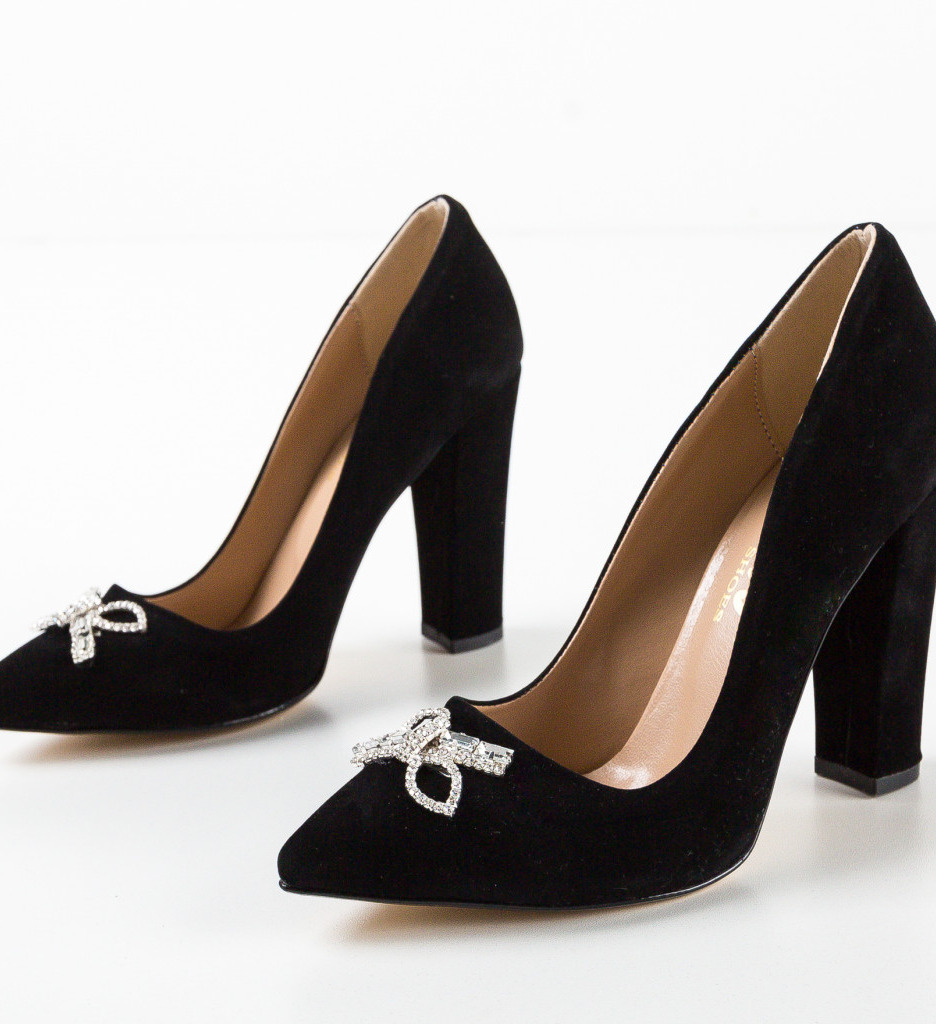 Pantofi Dama Saxona Negri - Eleganți și Versatili - imagine 4