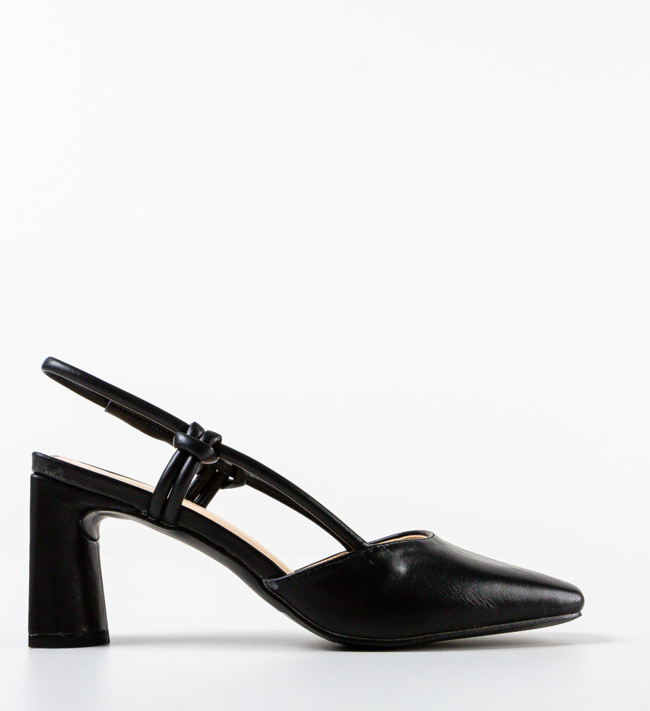 Pantofi cu Toc Millerv Negri | Eleganță Modernă - imagine 4