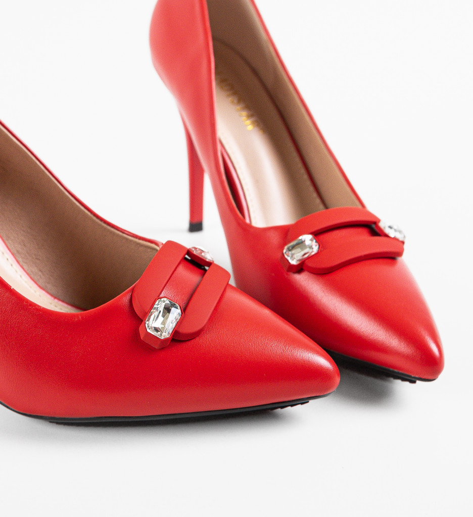 Pantofi Dama Maliro Rosii - Eleganți și Îndrăzneți - imagine 7
