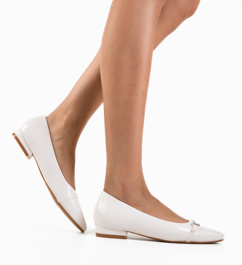 Balerini Albi Dama | Confort Zilnic - imagine 2