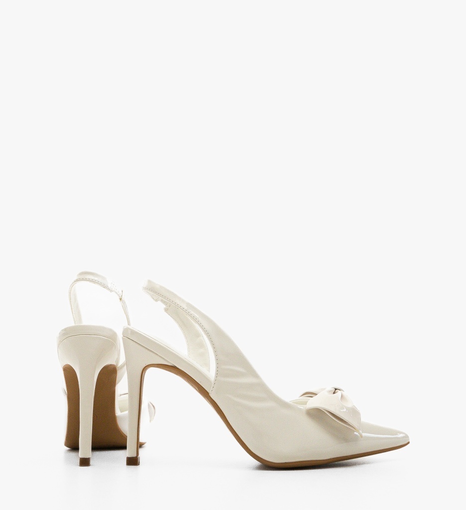 Pantofi Stiletto Ebysyna Albi - Eleganță și Stil - imagine 4