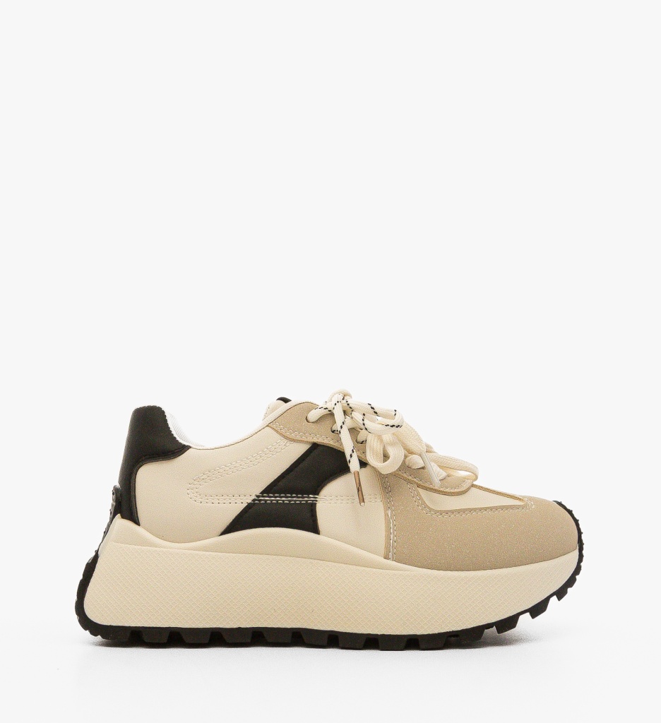 Sneakers Dama Kanne Bej - Confort și Stil - imagine 6