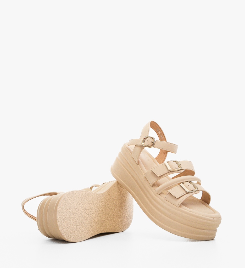 Platforme Dama Bej Panfa | Confort si Stil - imagine 5