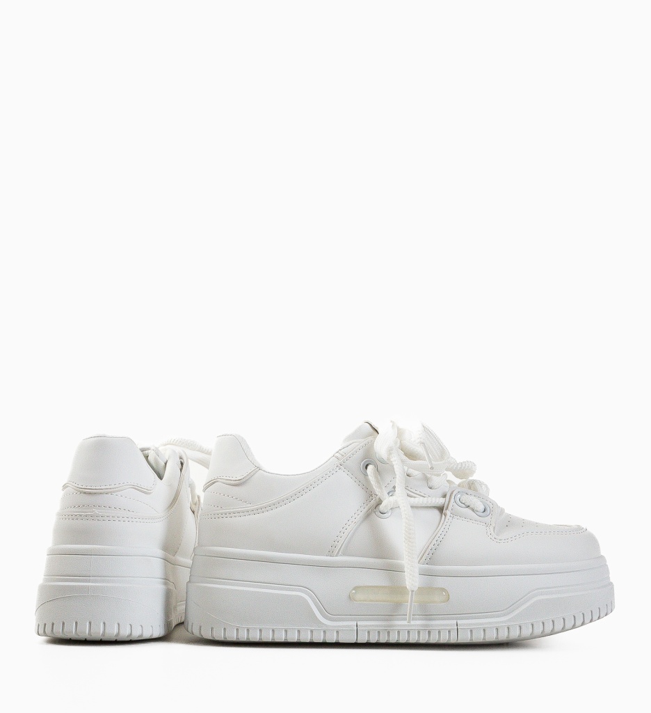 Sneakers Dama Kerim Albi | Confort și Stil - imagine 6