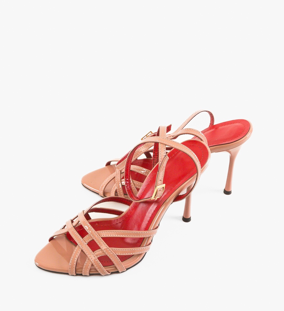 Sandale cu Toc Mynny Nude - Eleganță și Stil - imagine 5