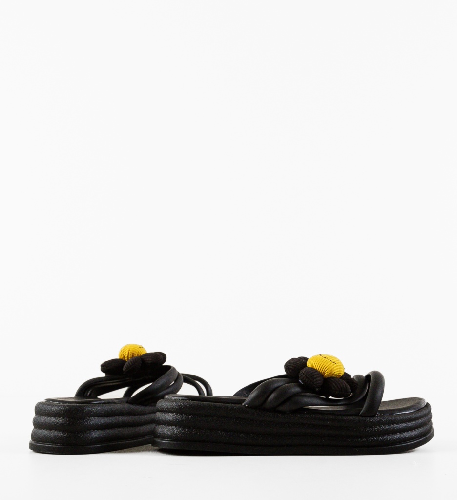 Sandale Turenag Negre Dama | Eleganta Zilnica - imagine 3