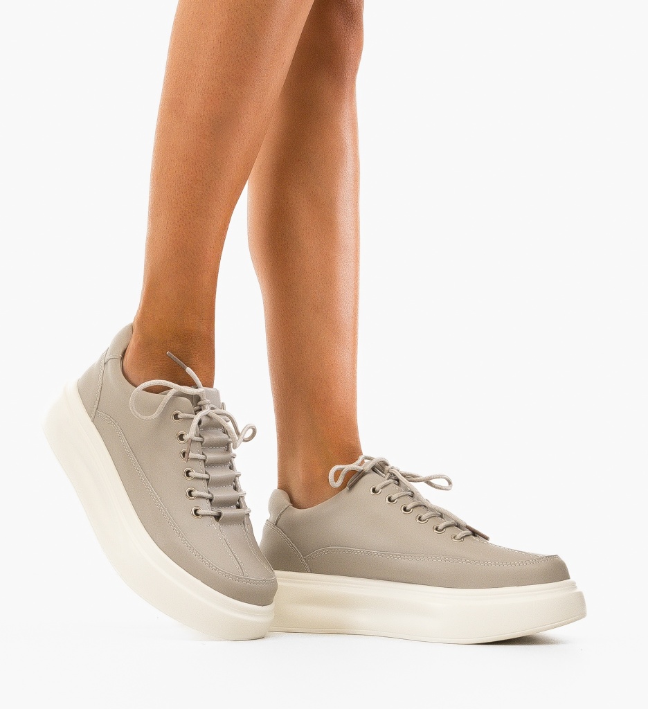 Sneakers Wade Gri Dama - Confort și Stil Urban - imagine 2