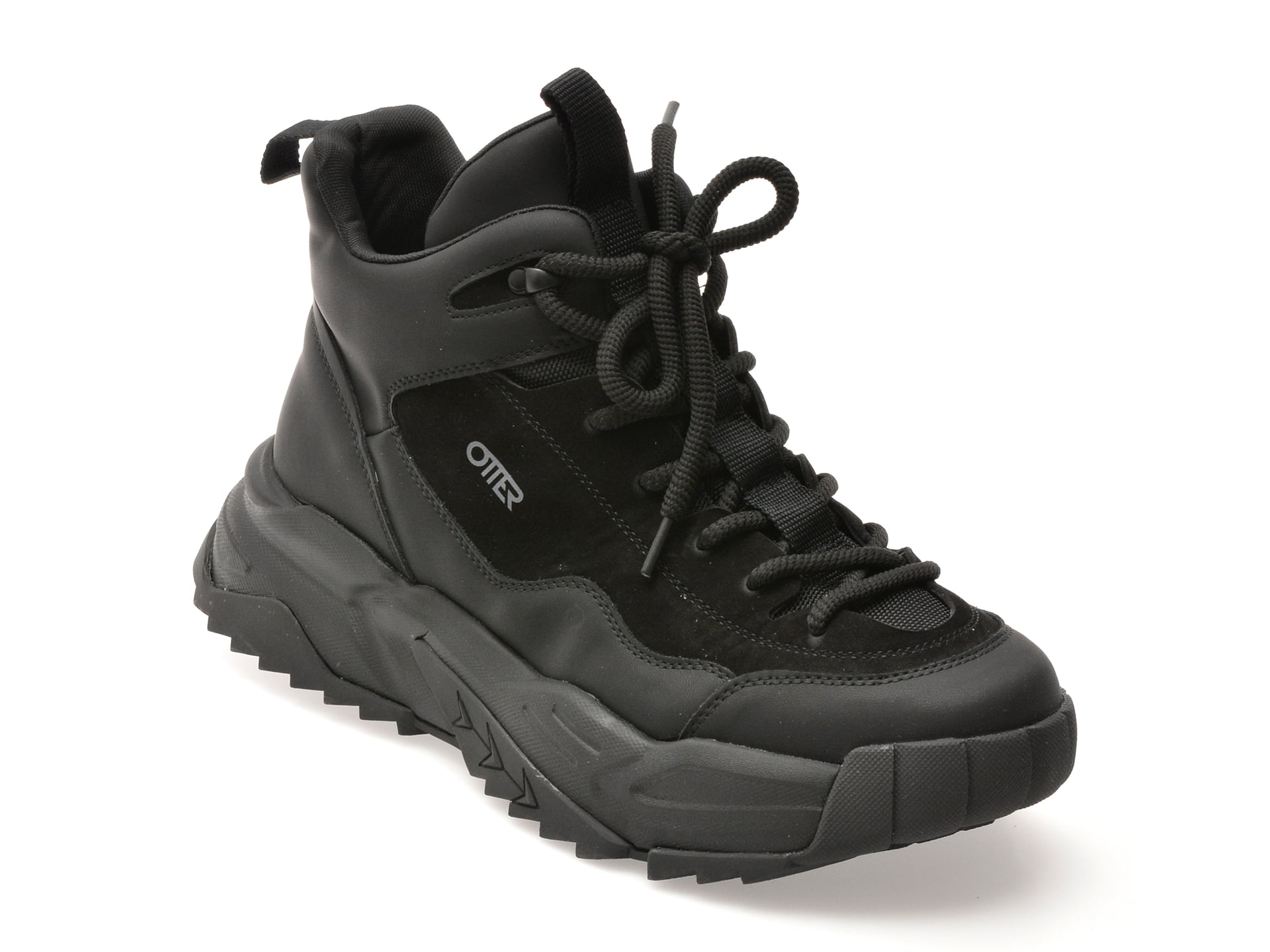 Ghete Otter Negre Piele Naturală - Eleganță și Durabilitate