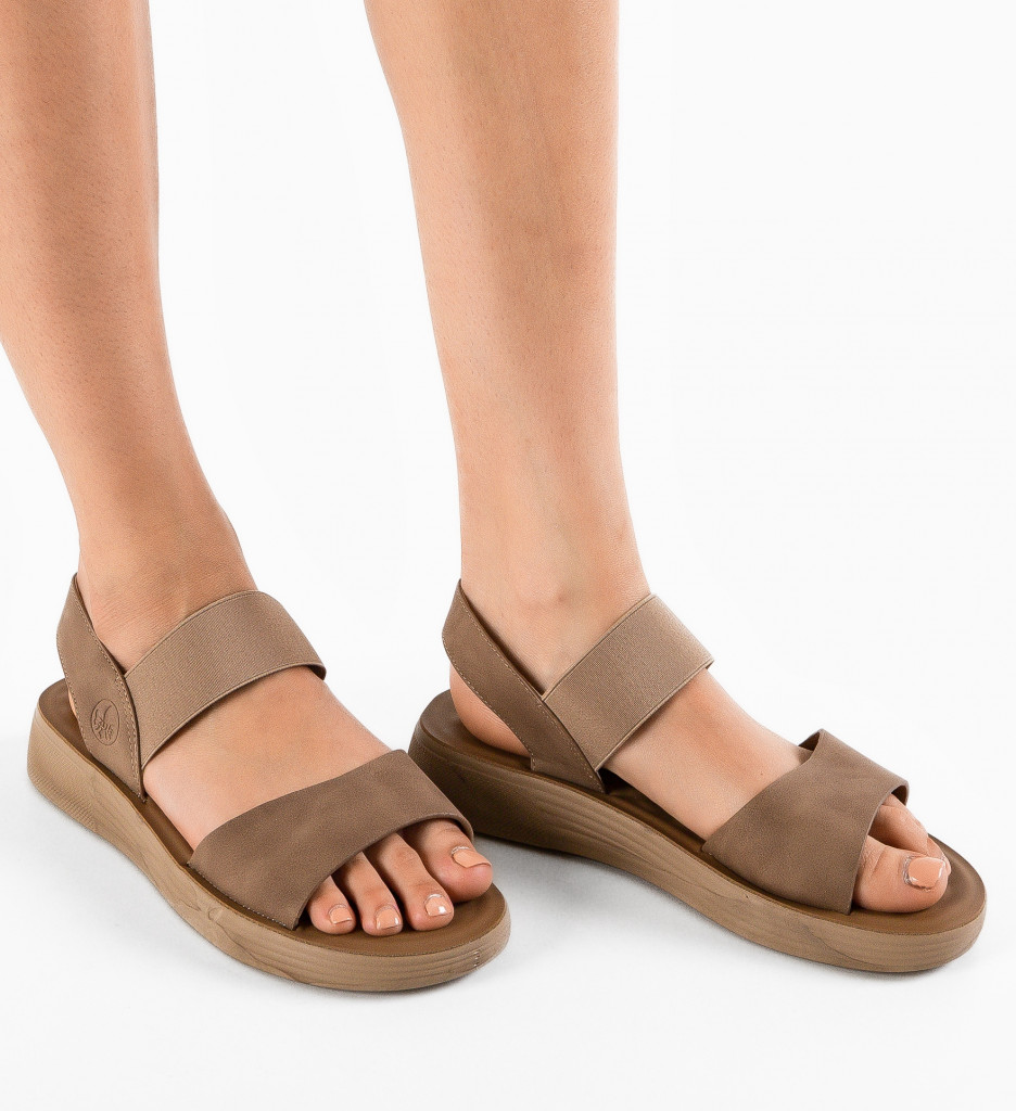 Sandale Crescen Khaki - Confort și Stil - imagine 2