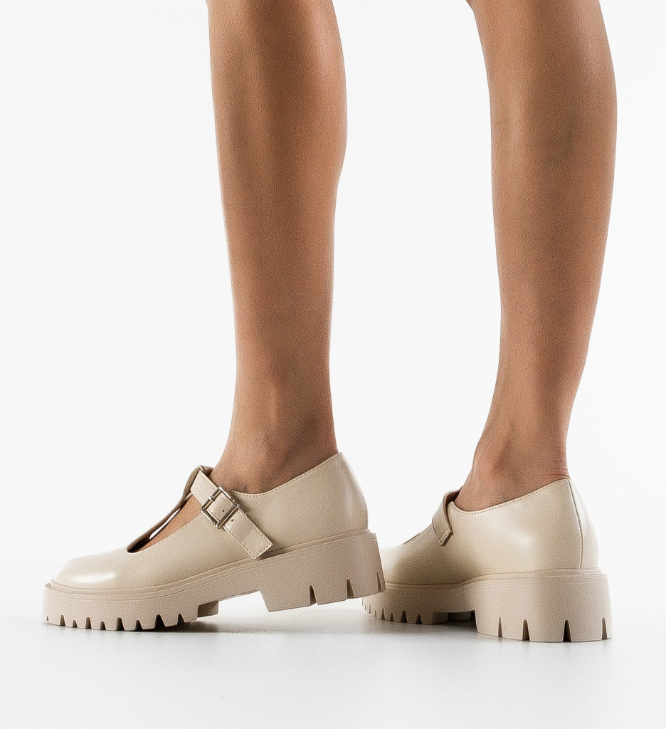 Pantofi Casual Dama Juan Bej - Confort și Stil