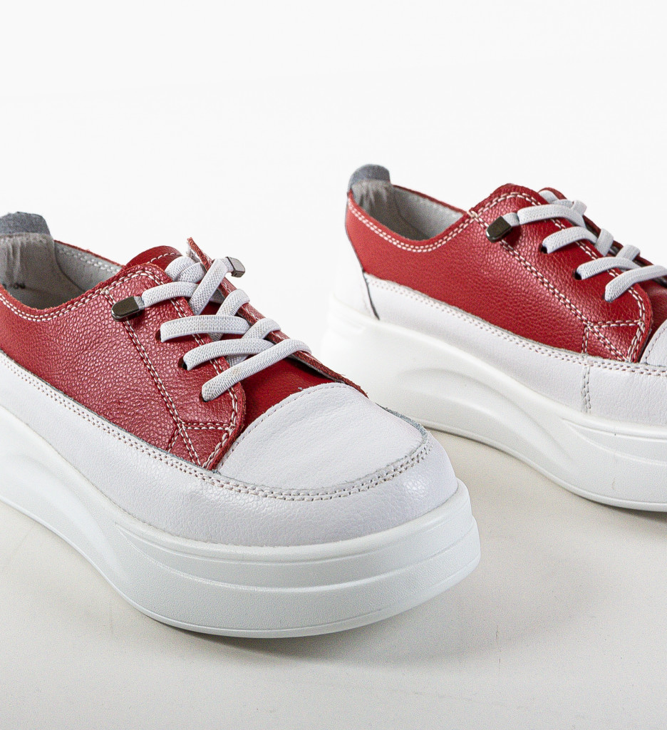 Versec Sneakers Dama Rosii - Confort Maxim - imagine 6