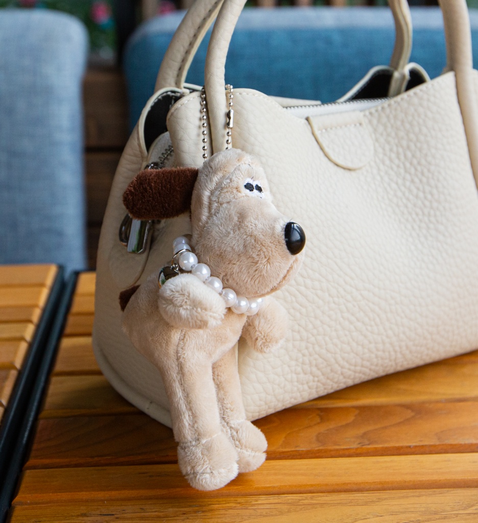 Geanta Dama Dog Bej - Stil Elegant și Practic - imagine 4