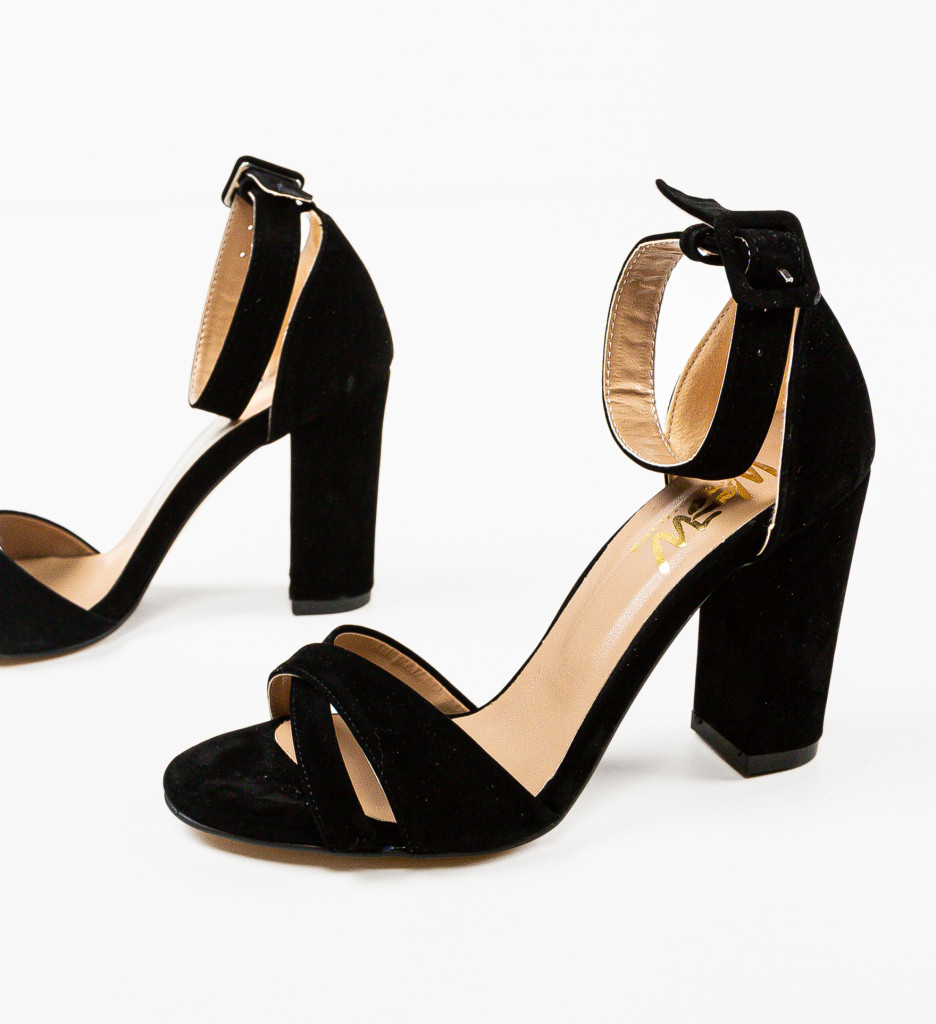 Sandale cu Toc Oligno Negre - Eleganță și Stil - imagine 8