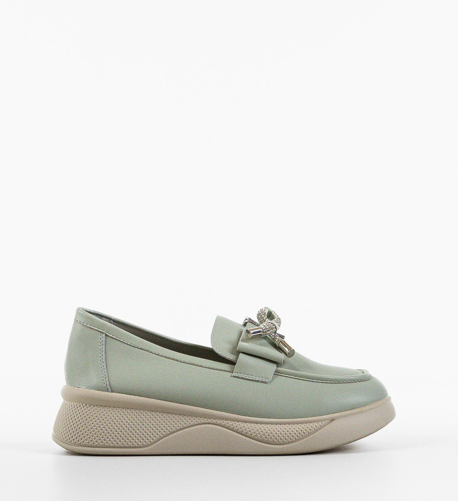 Pantofi Casual Dama Eacona Verzi | Confort și Stil - imagine 6