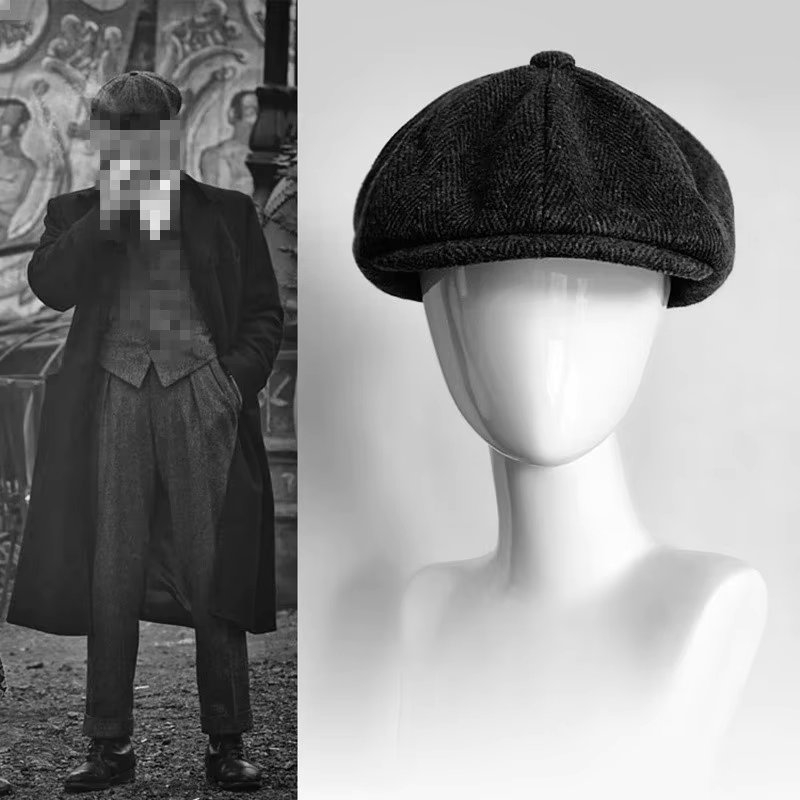 Bereta Bărbați Maro Picadili | Stil Clasic - imagine 2
