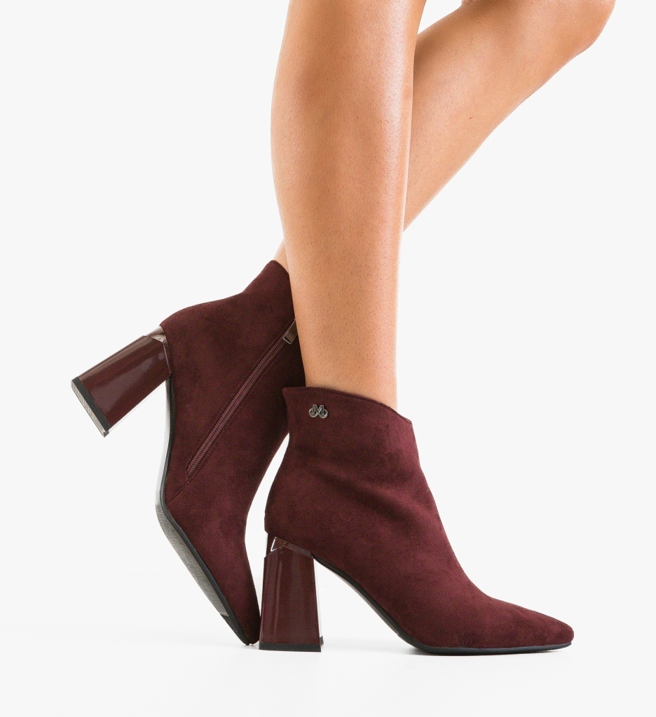 Botine Dama Magta Grena | Eleganță și Stil - imagine 4