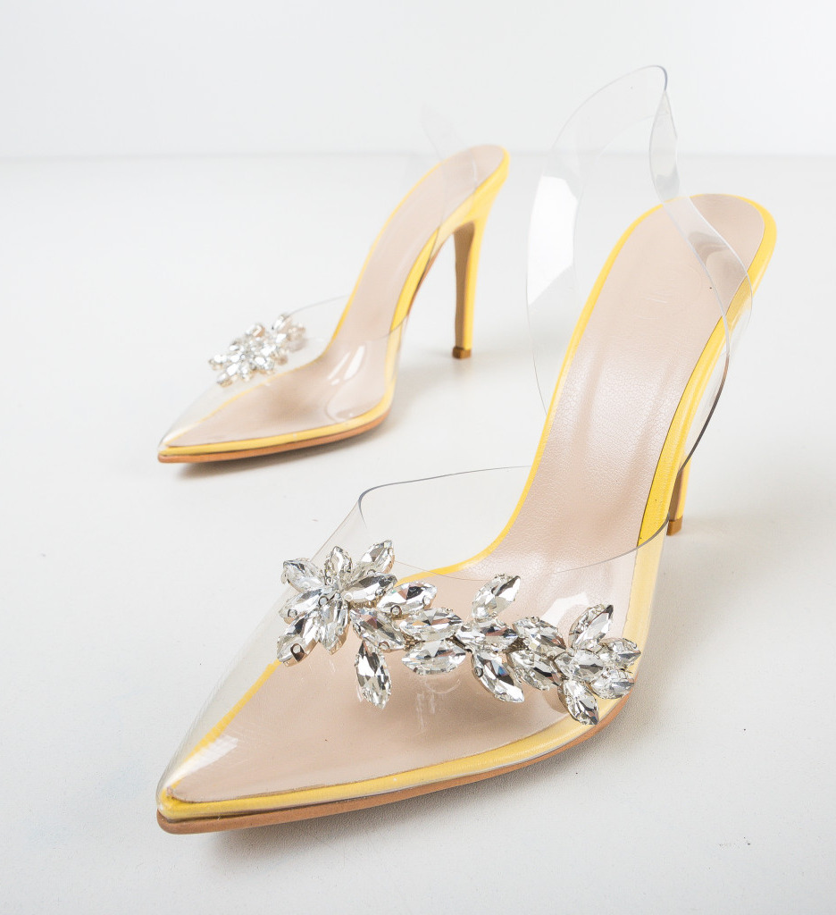 Pantofi Weltis Galbeni - Eleganță și Stil - imagine 5