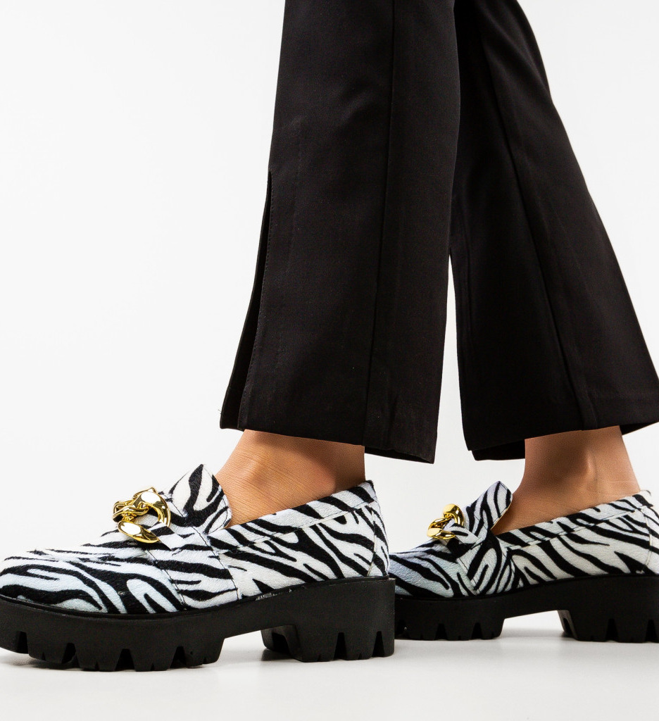 Pantofi Casual Dama Gely Zebra | Stil Unic - imagine 4