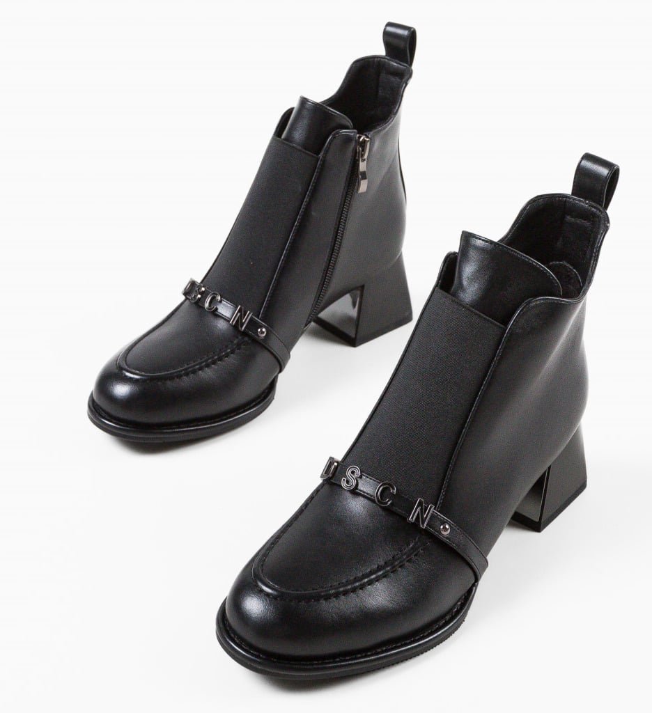 Botine Dama Myouy Negre - Eleganță și Confort - imagine 6