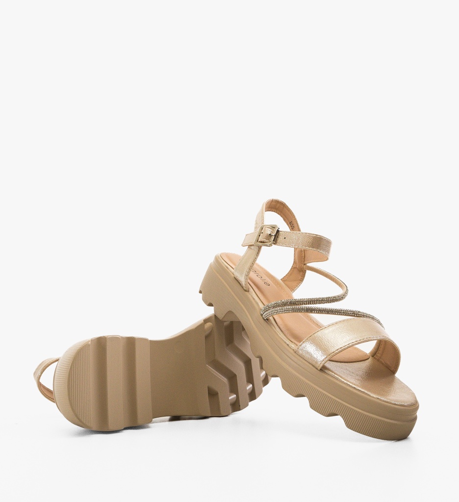 Sandale Dama Lance Aurii 2 | Eleganță și Stil - imagine 7