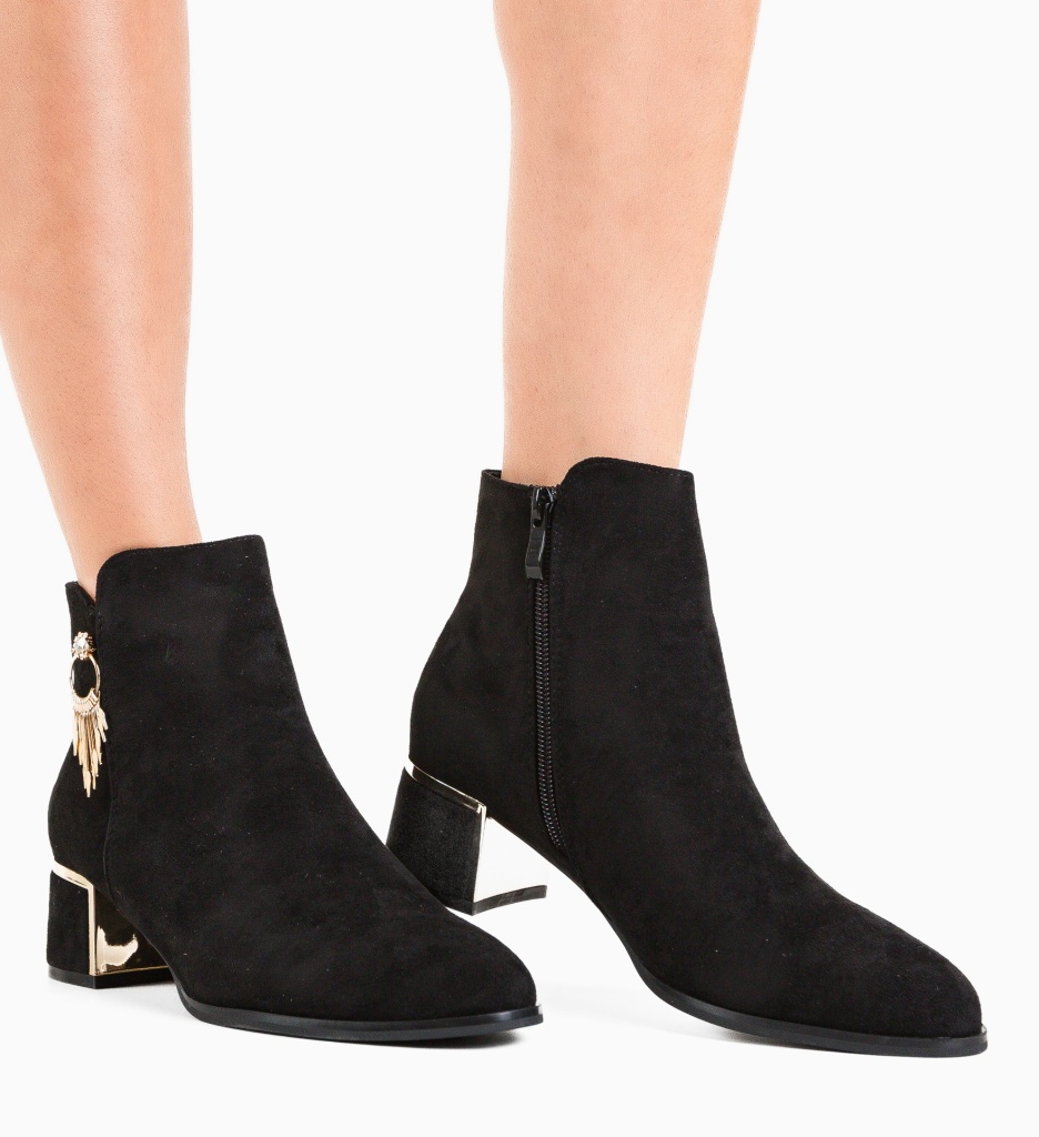 Botine Tovia Negre | Eleganță și Confort - imagine 4