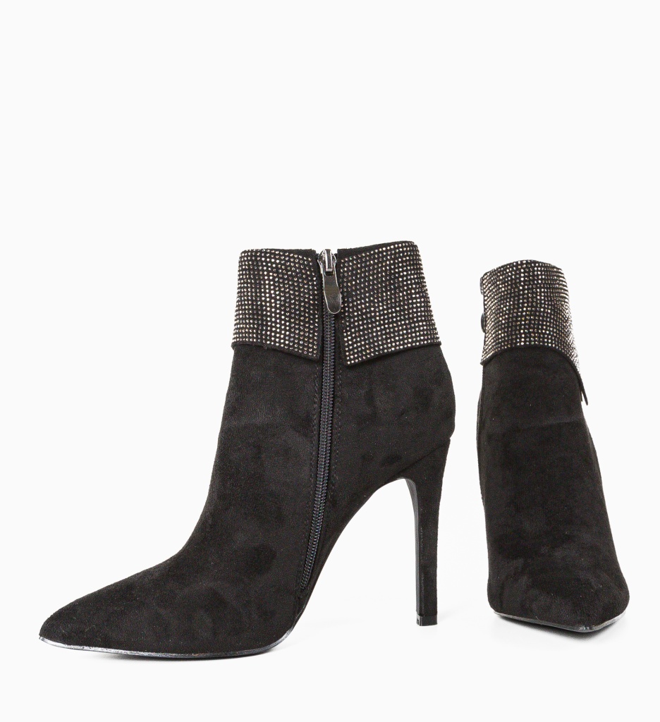 Botine Dama Emmerso Negre - Eleganță și Stil - imagine 7