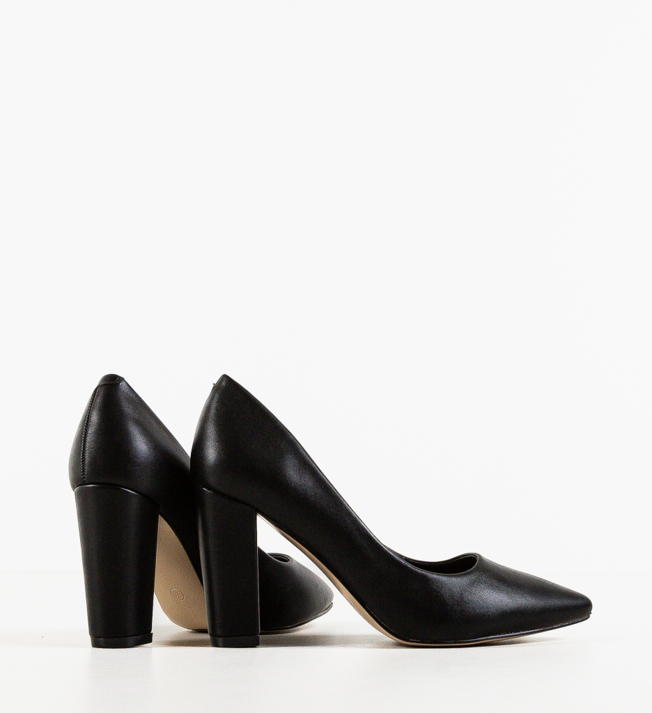 Pantofi cu Toc Adisa Negri | Eleganță Asigurată - imagine 5