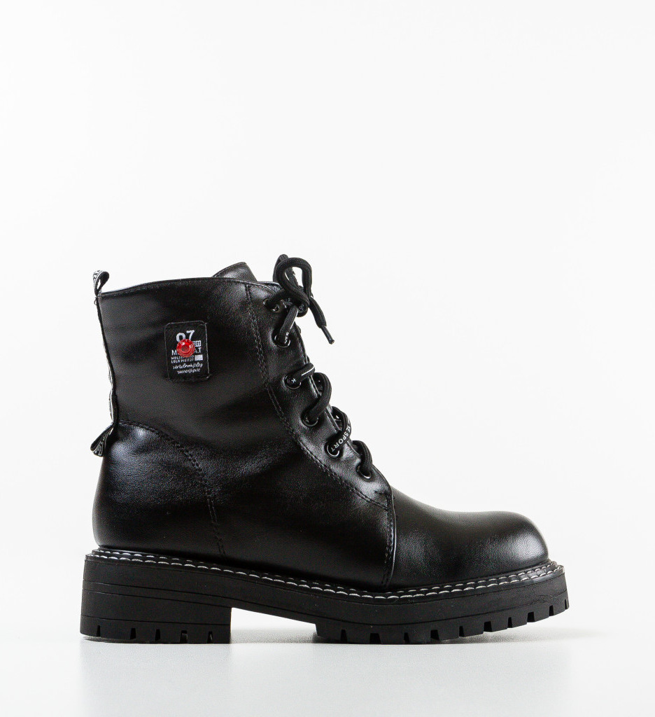 Ghete Jardel Negre | Confort si Stil Zilnic - imagine 5