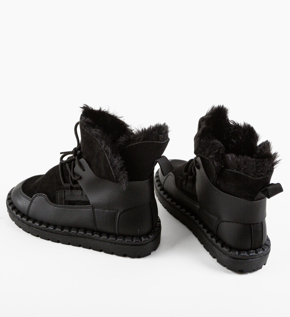 Ghete Pyfa Negre - Eleganță și Confort - imagine 6