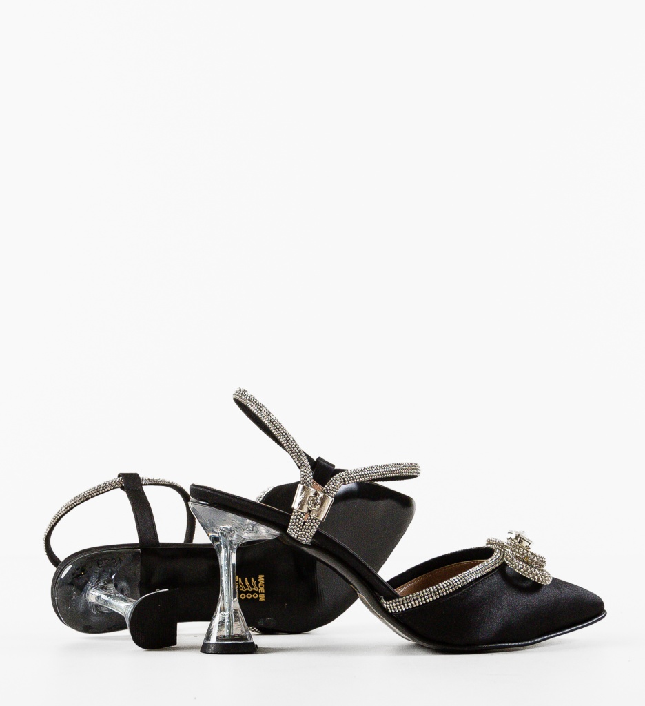 Pantofi cu toc Lerty Negri - Eleganță și Stil - imagine 7