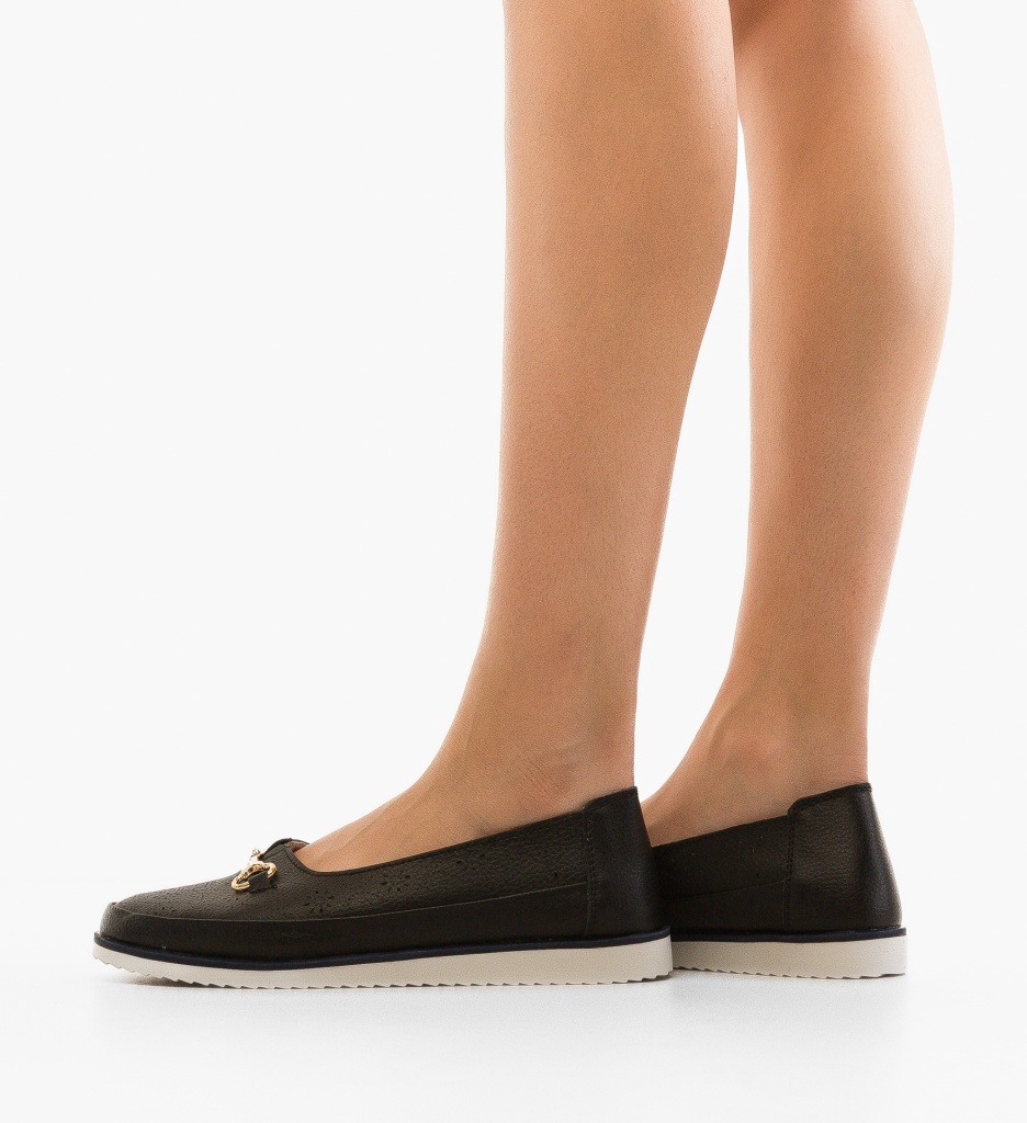 Espadrile Dama Ikram Negre - Confort și Stil Casual