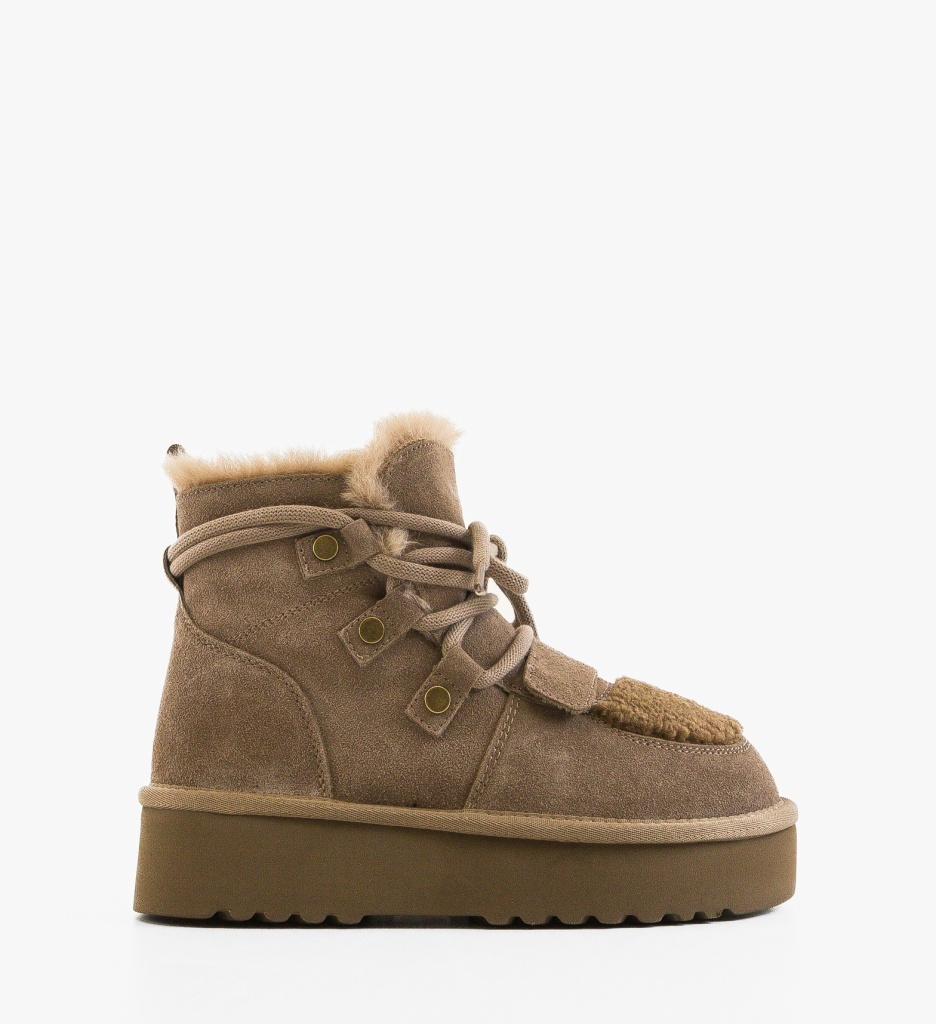 Ghete Dama Khaki Viema - Stil & Confort - imagine 2