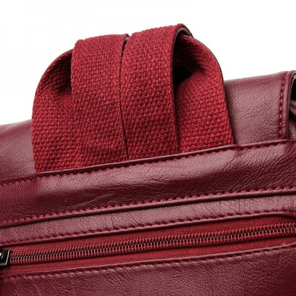 Rucsac dama Amanda GT557 bordo, Ysds, practic si spatios - imagine 9