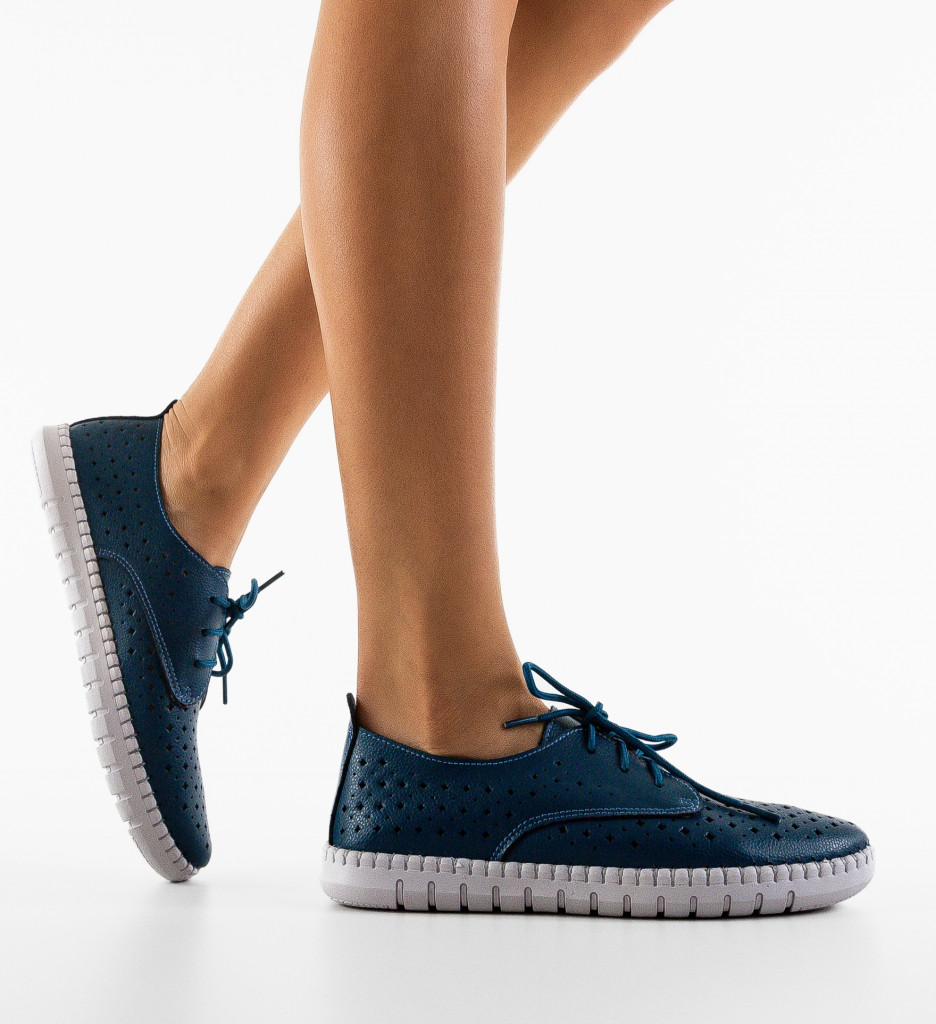 Pantofi Casual Albastri Hilio - Confort și Stil - imagine 3