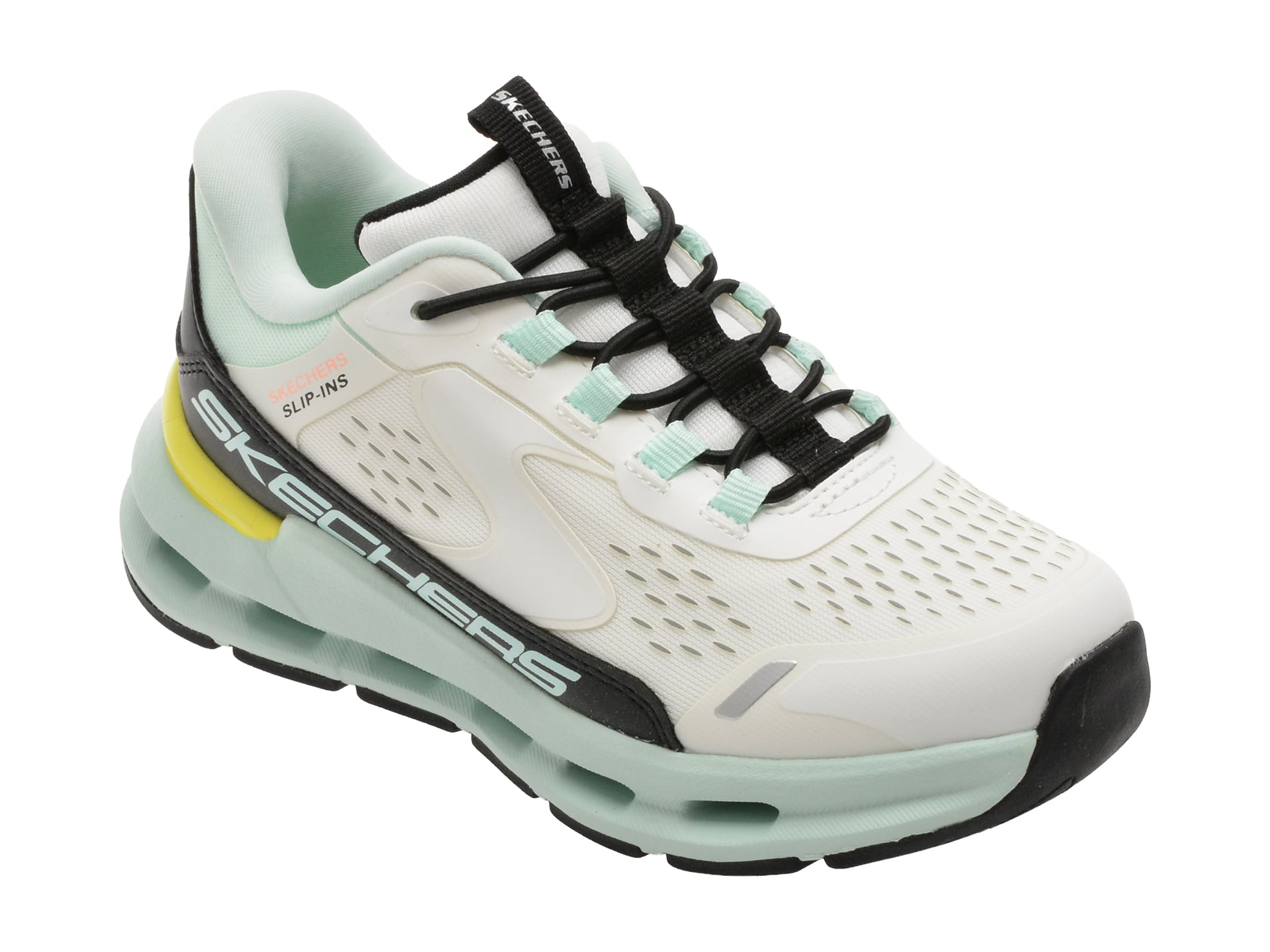 Pantofi Skechers GLIDE-STEP Albi pentru Copii - imagine 2