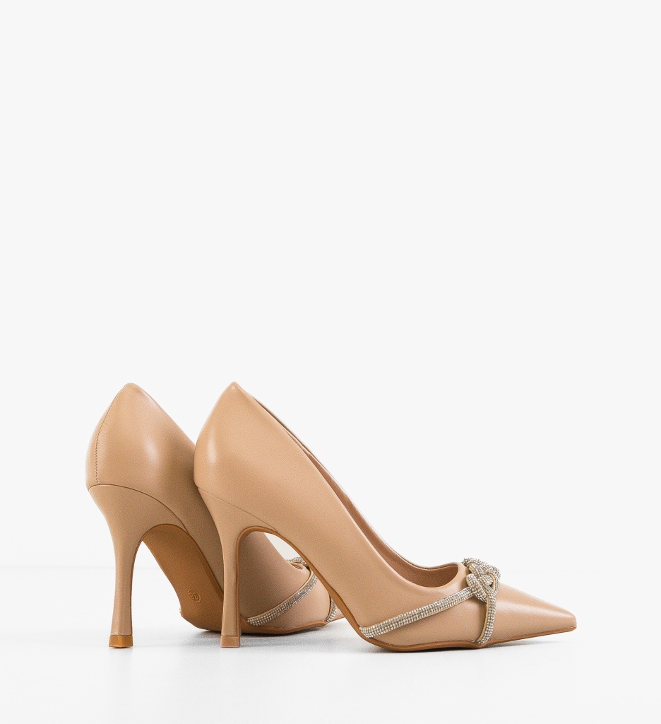 Pantofi Stiletto Nude Abrams - Eleganță Absolută - imagine 4