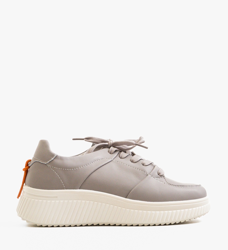 Sneakers Dama Honney Gri - Confort Asigurat - imagine 5