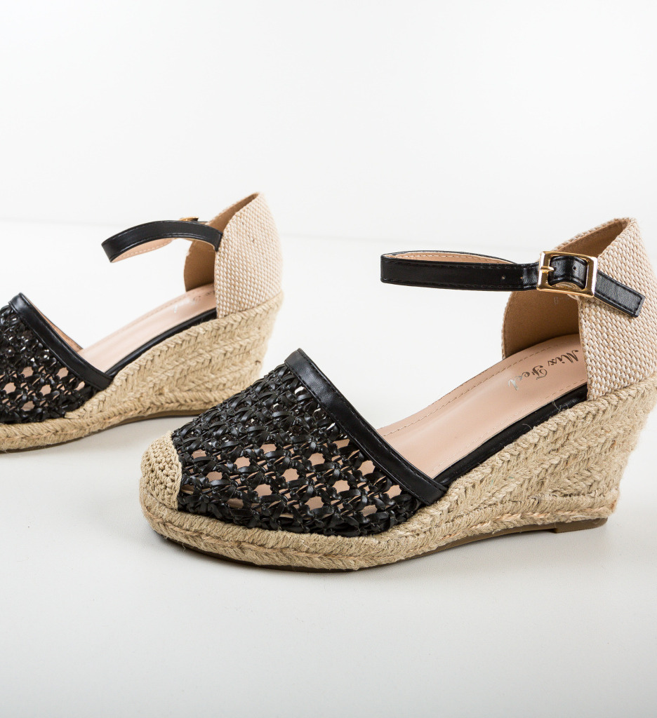 Sandale Platforme Mali Negre - Eleganță și Stil - imagine 7