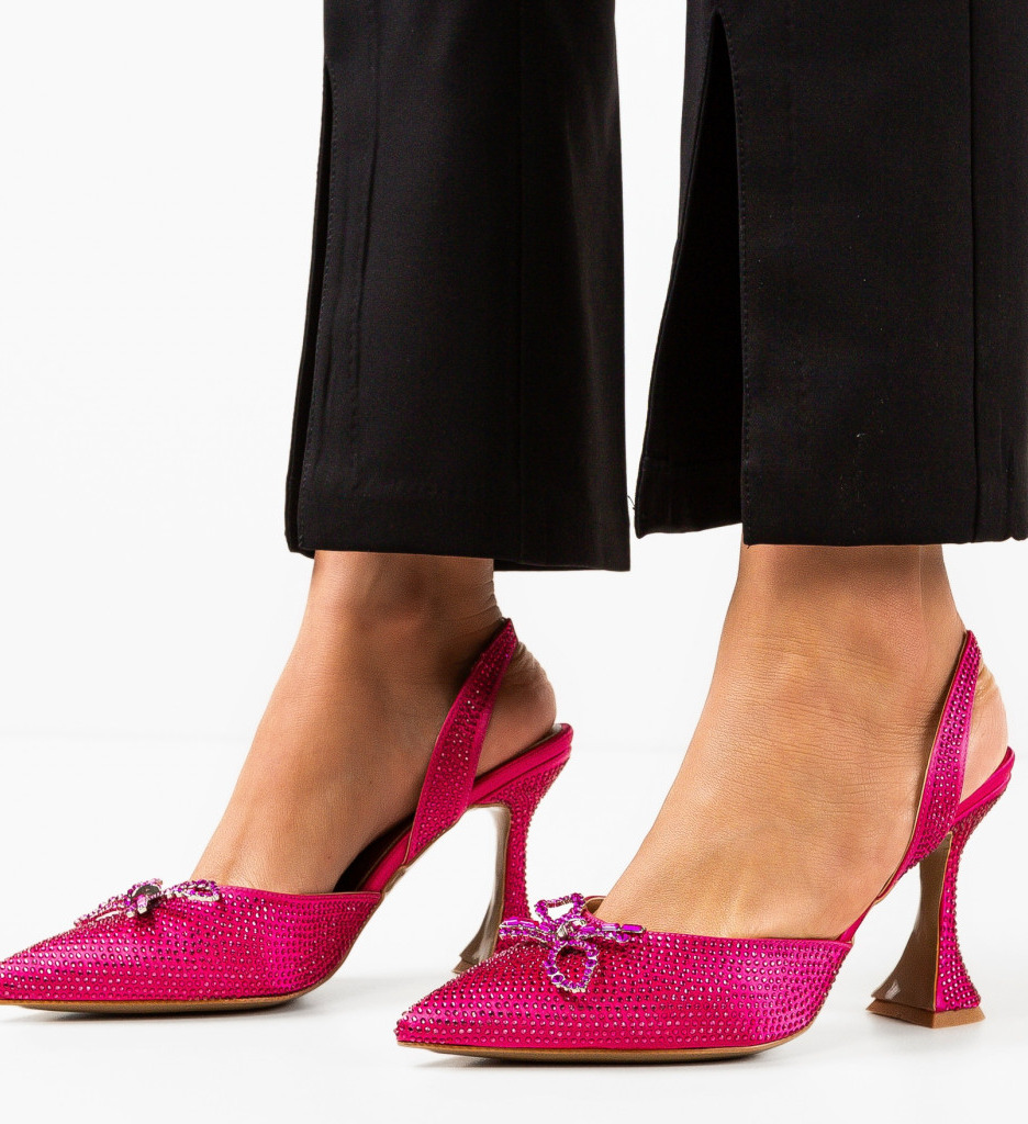 Pantofi Partyun Fuchsia | Eleganță la Petreceri - imagine 4