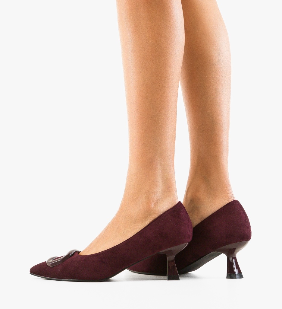 Pantofi Stiletto Lyda Mov - Eleganță și Stil - imagine 4
