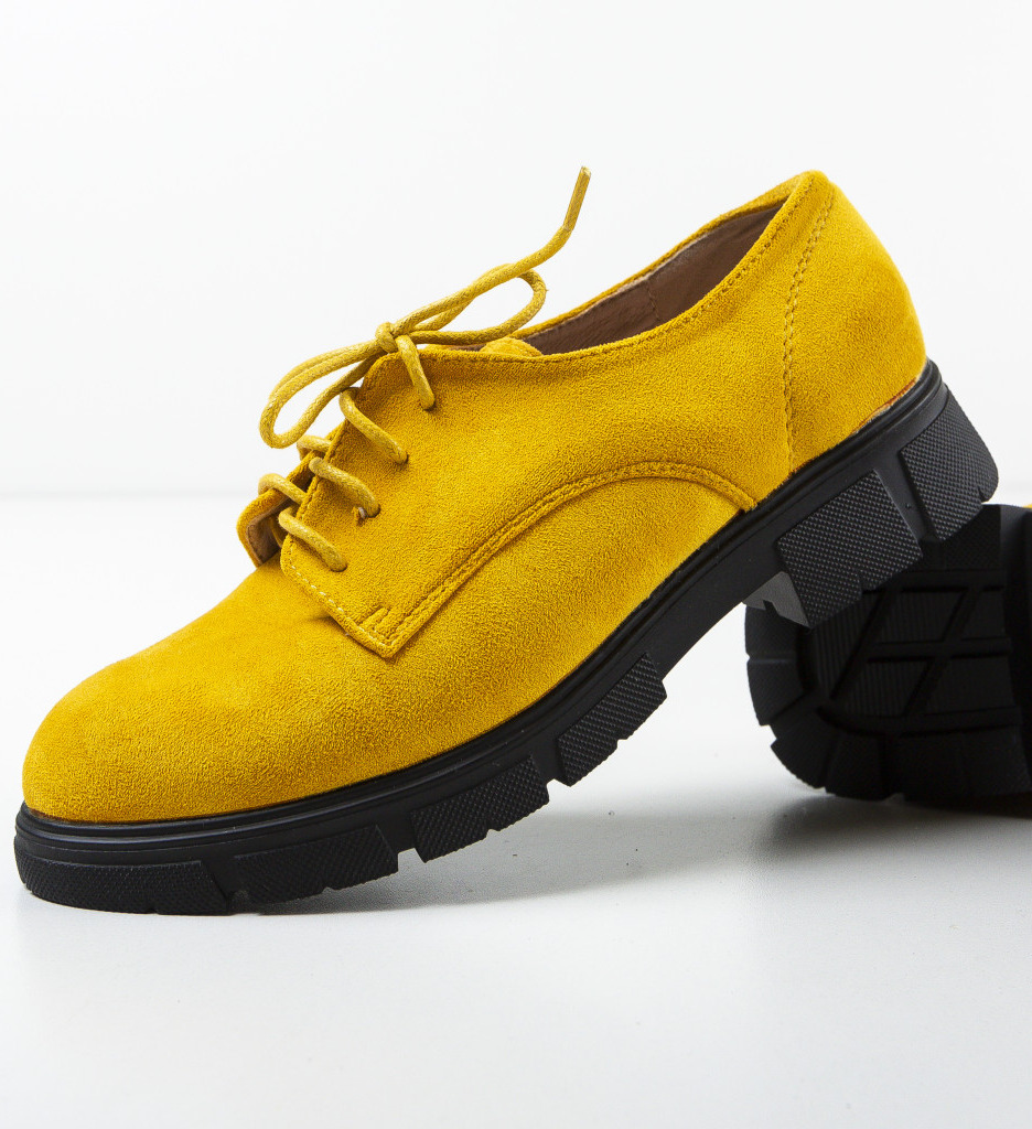 Pantofi Casual Tobi Galbeni - Stil și Confort - imagine 4