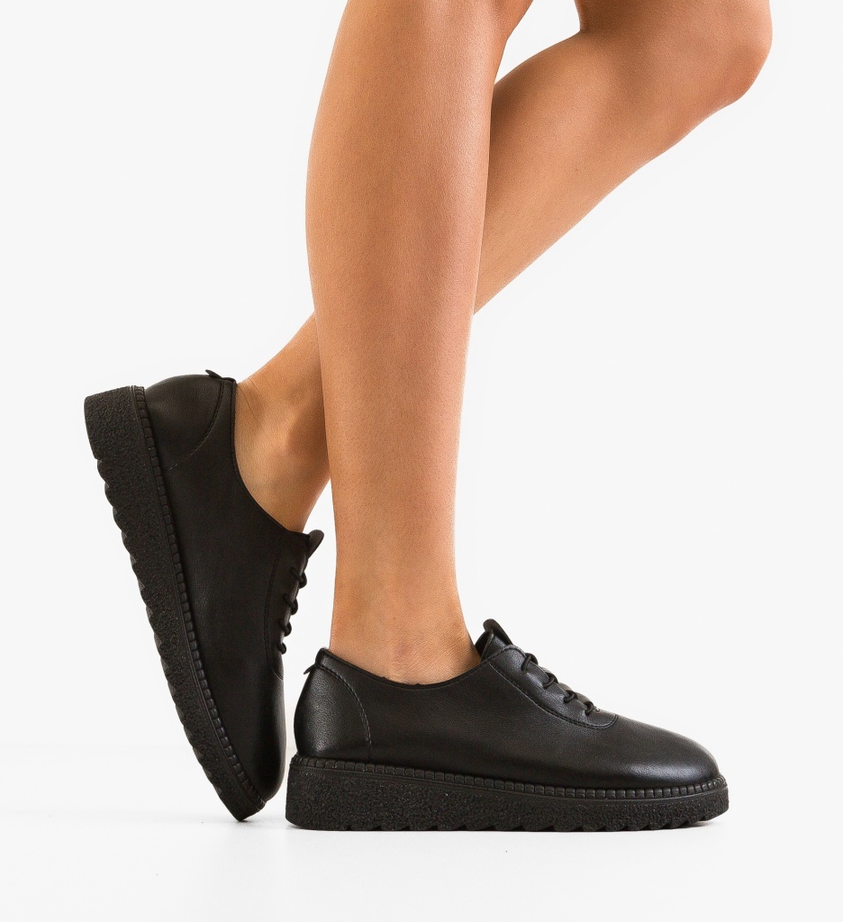 Pantofi Casual Tyka Negri | Confort și Stil - imagine 2