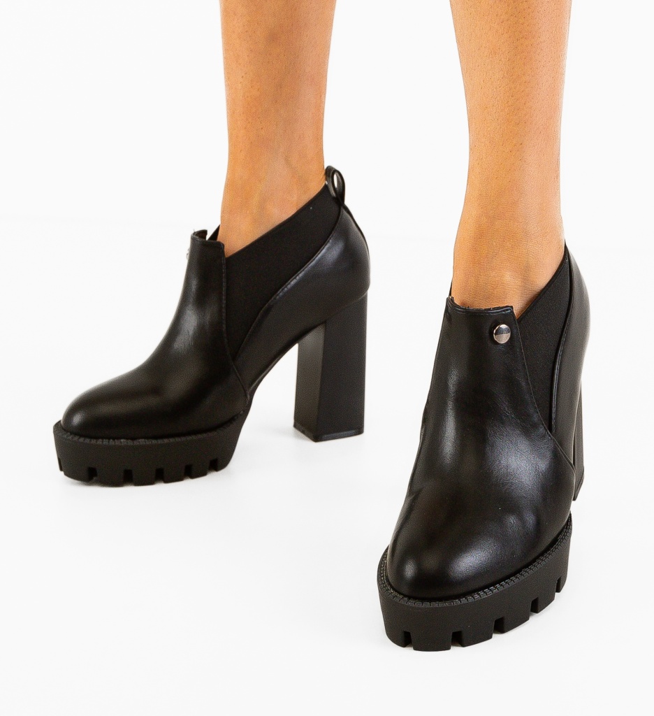 Botine Oprek Negre | Eleganta si Versatilitate - imagine 4