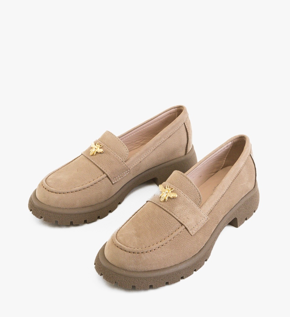 Pantofi Casual Dama Fosere Khaki - imagine 10
