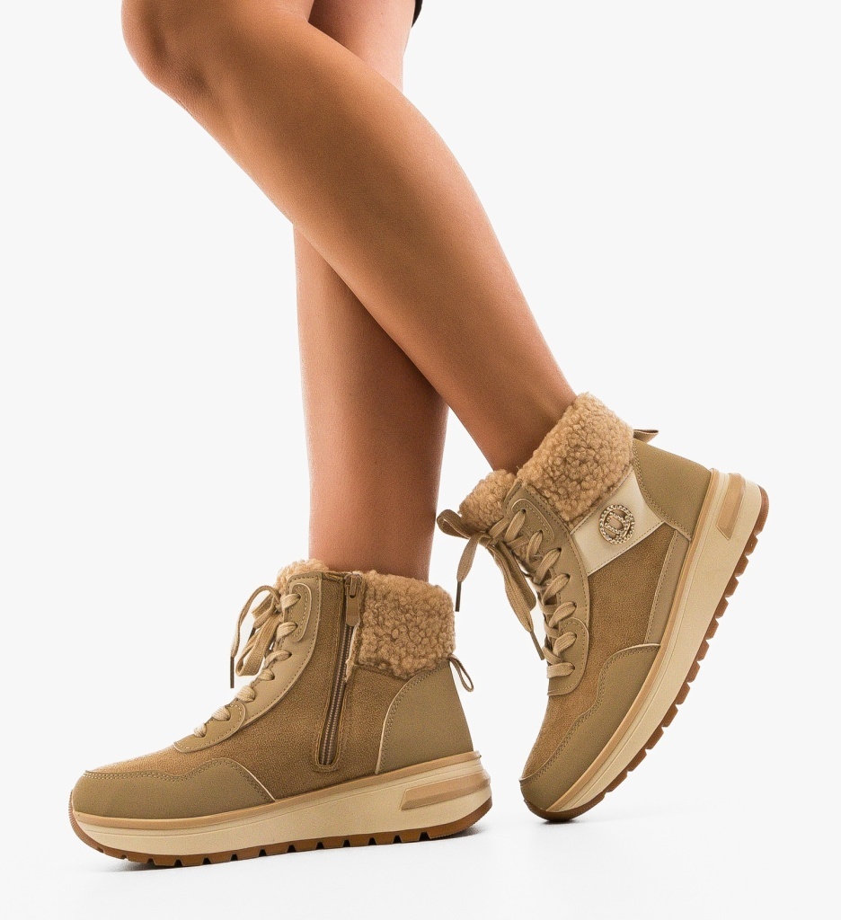 Ghete Dama Atkinson Khaki - Elegant și Confortabil