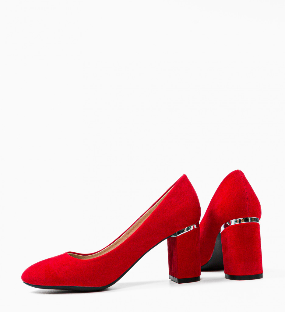 Pantofi Ryouta Rosii - Eleganță și Stil - imagine 7