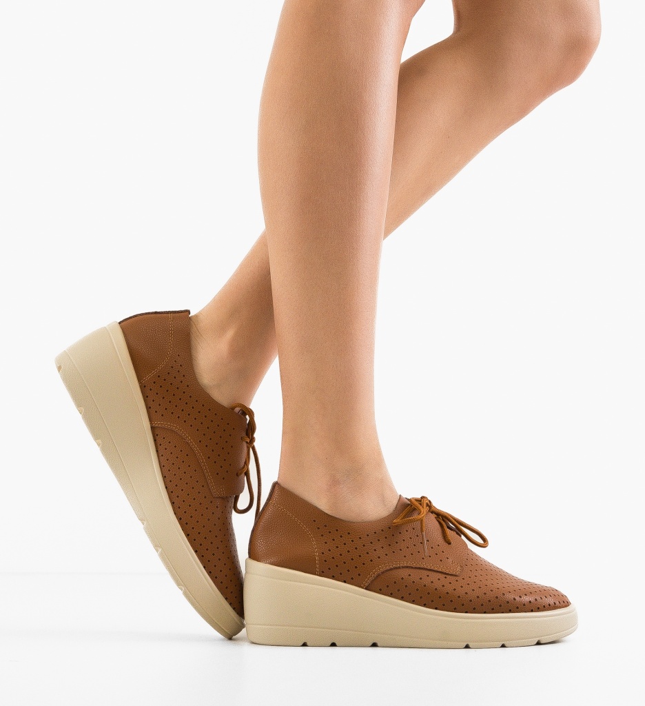 Platforme Dama Mersonk Camel - Stil și Confort
